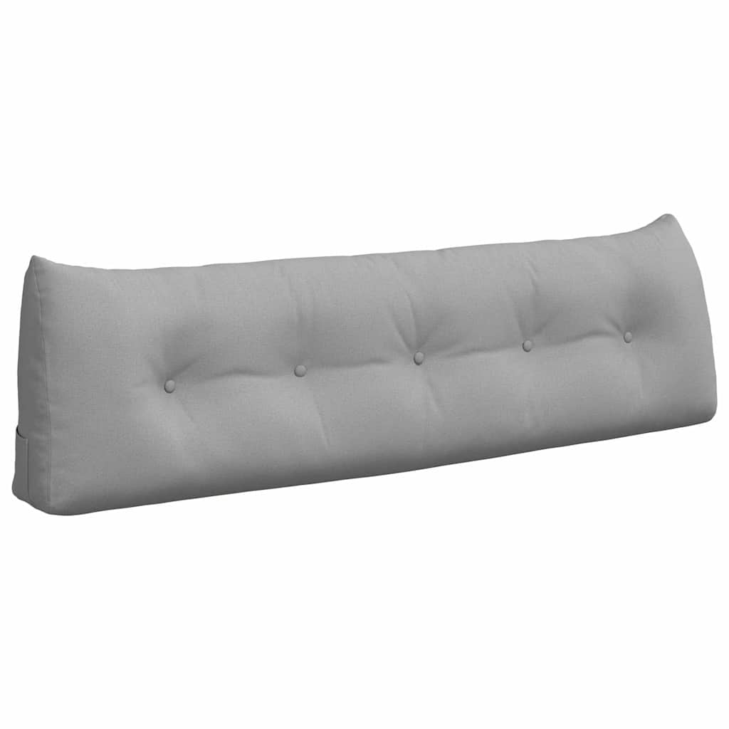 Cuscino per Schiena Grigio Nuvola 160 x 24 x 50 cm Tessuto