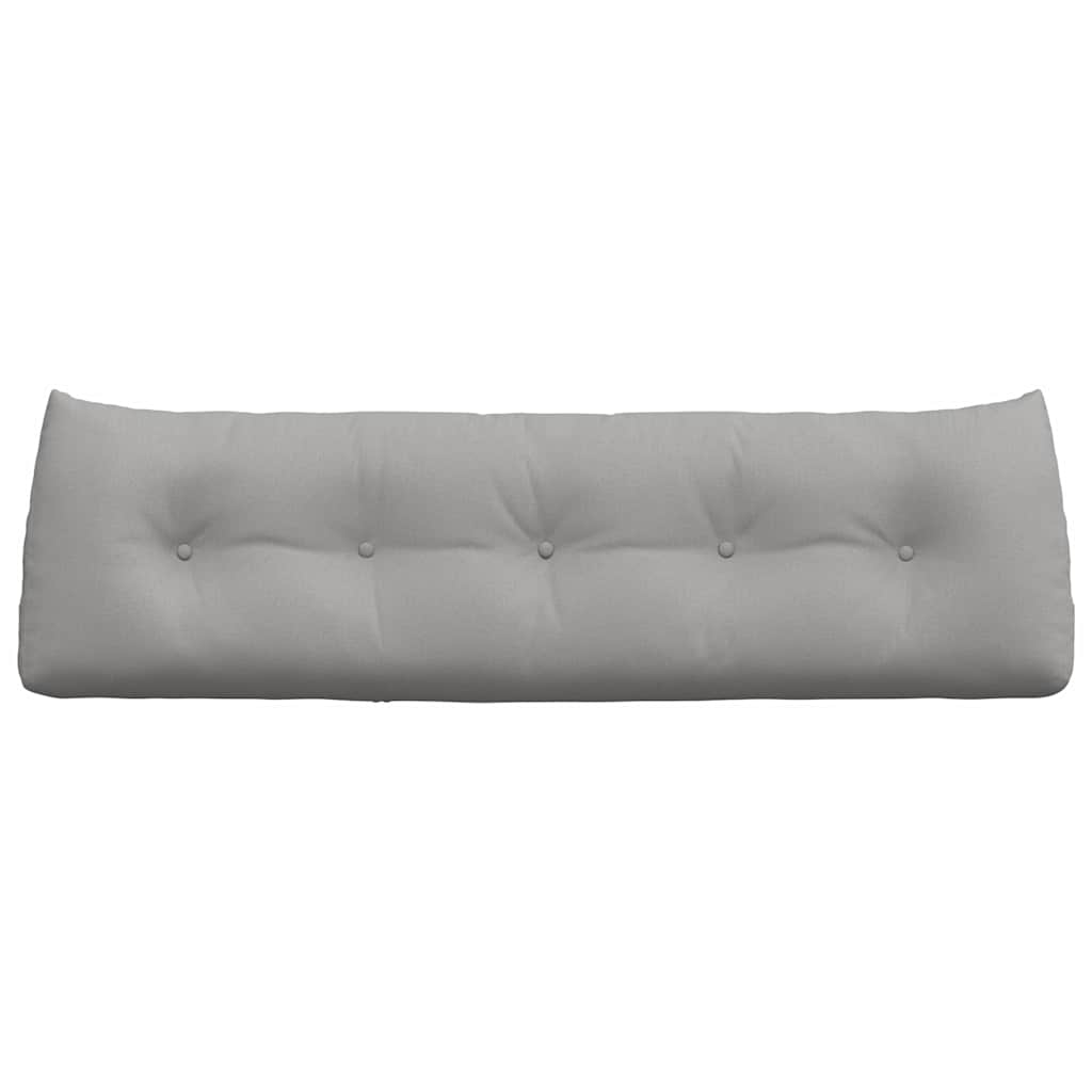 Cuscino per Schiena Grigio Nuvola 160 x 24 x 50 cm Tessuto