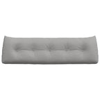 Cuscino per Schiena Grigio Nuvola 160 x 24 x 50 cm Tessuto