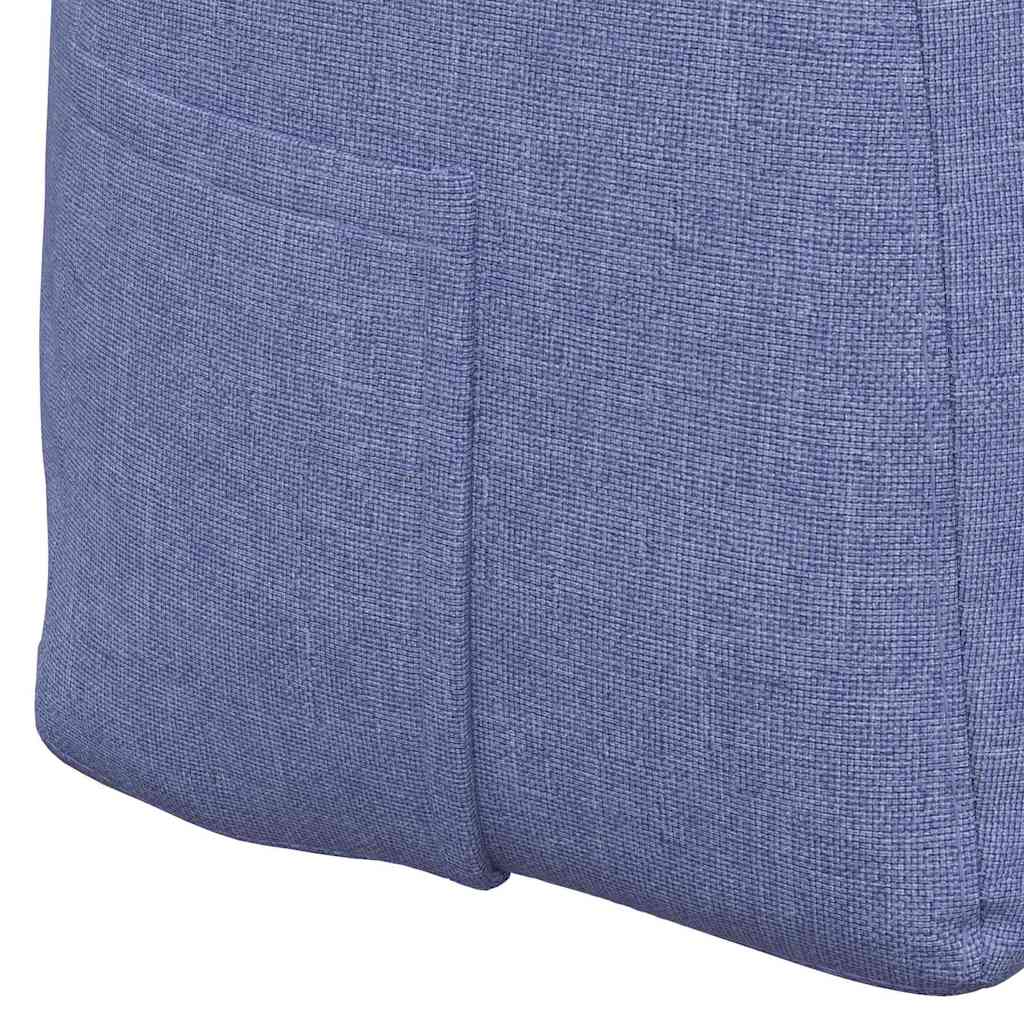 Cuscino per Schiena Blu jeans 160 x 24 x 50 cm Tessuto