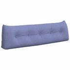 Cuscino per Schiena Blu jeans 160 x 24 x 50 cm Tessuto