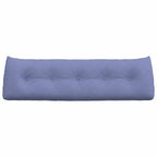 Cuscino per Schiena Blu jeans 160 x 24 x 50 cm Tessuto