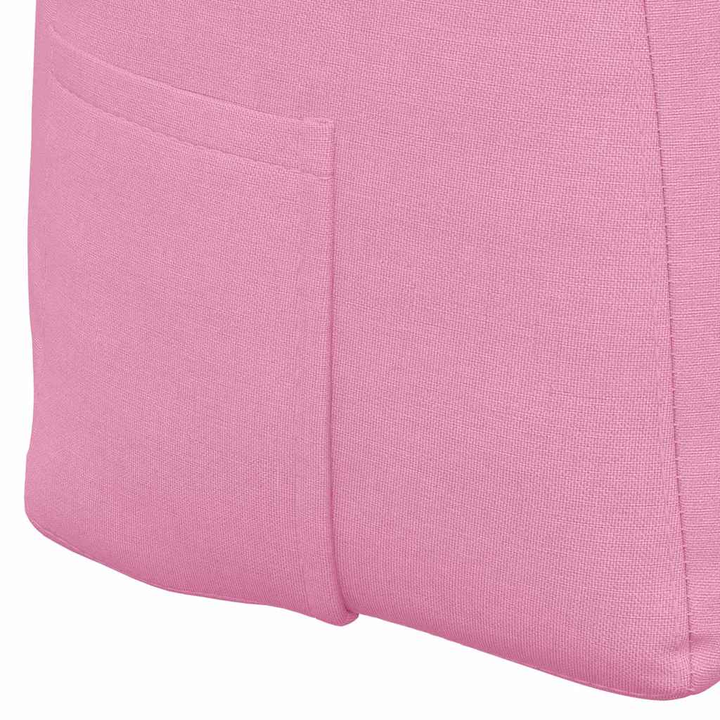 Cuscino per Schiena Rosa 160 x 24 x 50 cm Tessuto