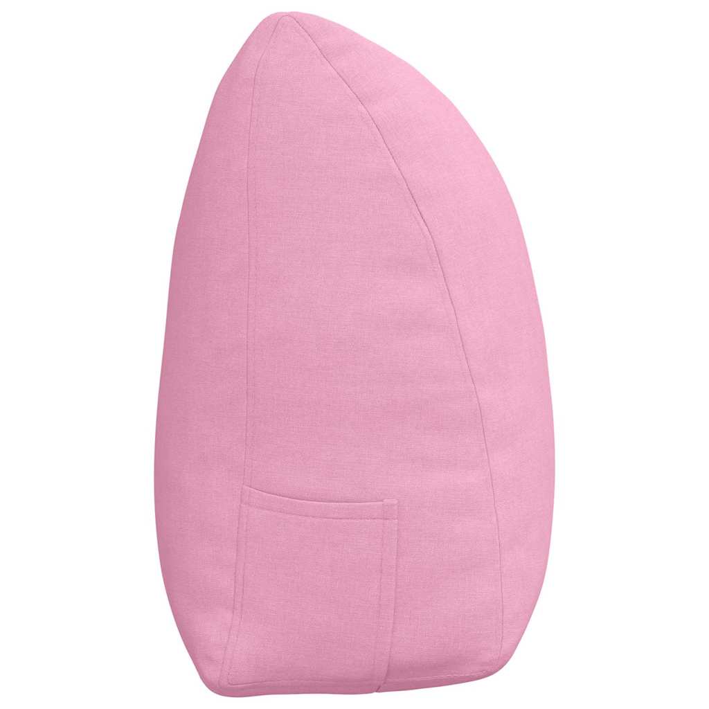 Cuscino per Schiena Rosa 160 x 24 x 50 cm Tessuto