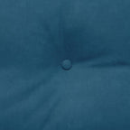 Cuscino per Schiena Blu 160 x 24 x 50 cm Velluto