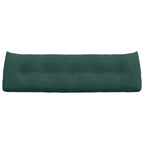 Cuscino per Schiena Verde Scuro 160 x 24 x 50 cm Velluto
