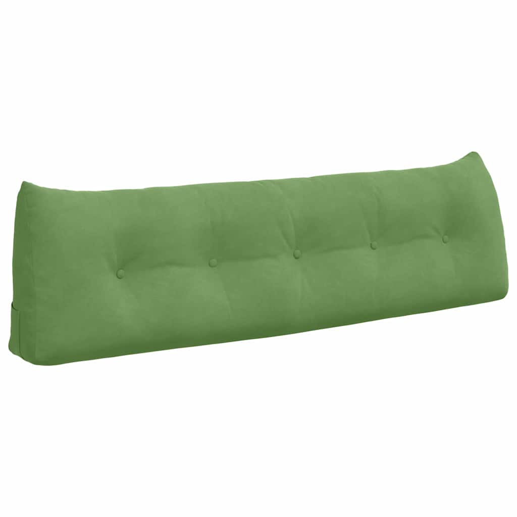 Cuscino per Schiena Verde chiaro 160 x 24 x 50 cm Velluto
