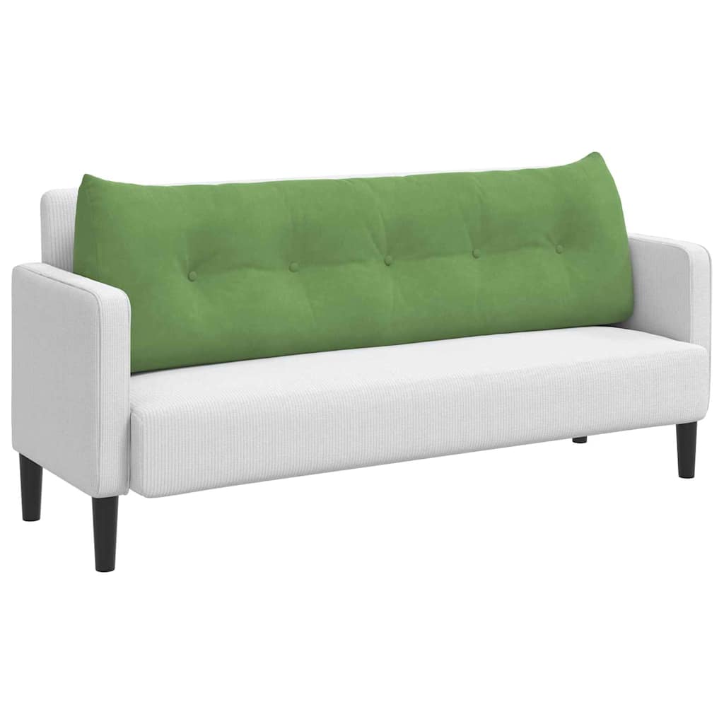 Cuscino per Schiena Verde chiaro 160 x 24 x 50 cm Velluto