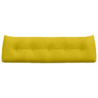 Cuscino per Schiena Giallo 160 x 24 x 50 cm Velluto