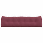 Cuscino per Schiena Rosso Vino 180 x 24 x 50 cm Tessuto