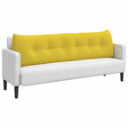 Cuscino per Schiena Giallo Chiaro 180 x 24 x 50 cm Tessuto
