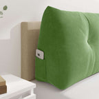 Cuscino per Schiena Verde chiaro 180 x 24 x 50 cm Velluto