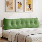Cuscino per Schiena Verde chiaro 180 x 24 x 50 cm Velluto