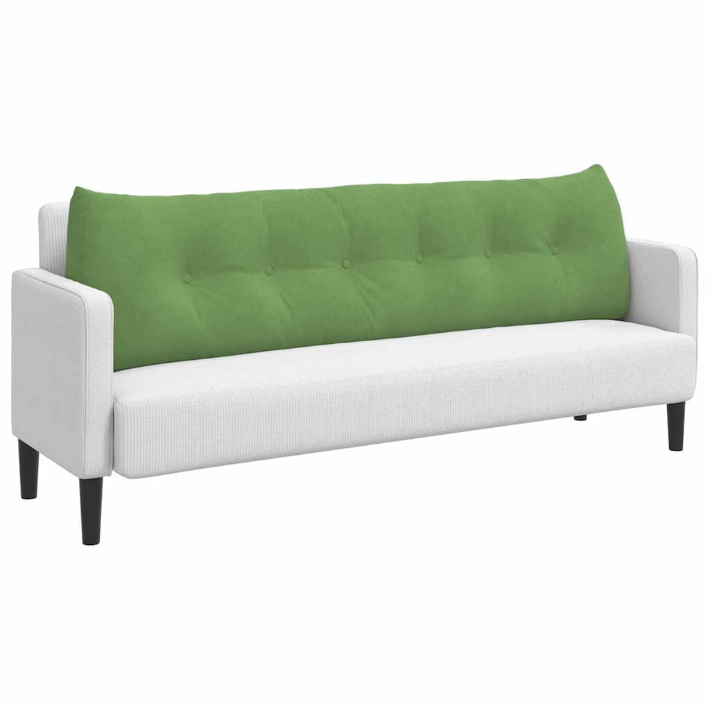 Cuscino per Schiena Verde chiaro 180 x 24 x 50 cm Velluto