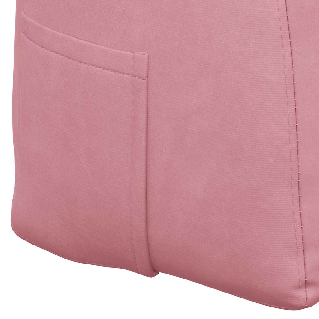 Cuscino per Schiena Rosa 180 x 24 x 50 cm Velluto