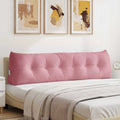Cuscino per Schiena Rosa 180 x 24 x 50 cm Velluto