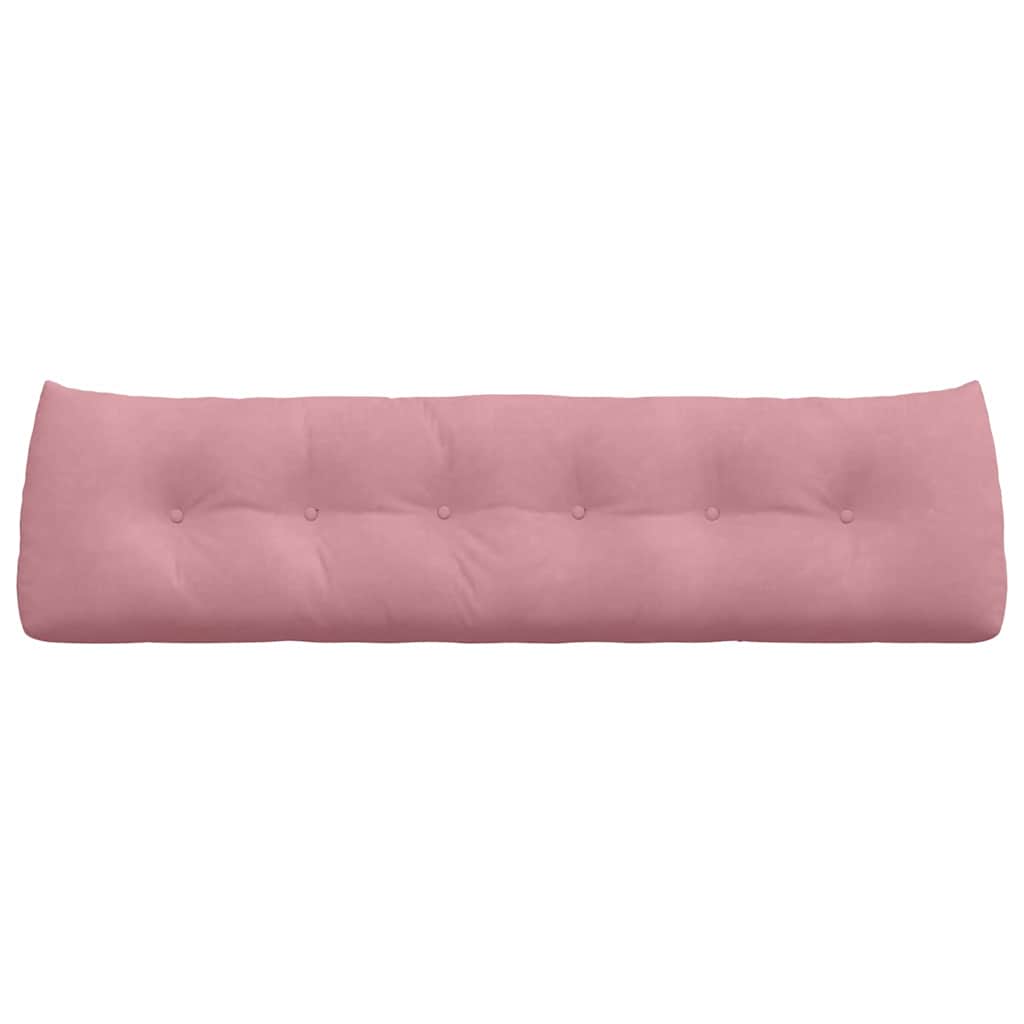 Cuscino per Schiena Rosa 180 x 24 x 50 cm Velluto
