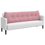 Cuscino per Schiena Rosa 180 x 24 x 50 cm Velluto