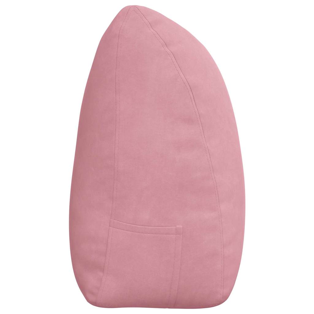 Cuscino per Schiena Rosa 180 x 24 x 50 cm Velluto