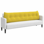 Cuscino per Schiena Giallo Chiaro 200 x 24 x 50 cm Tessuto