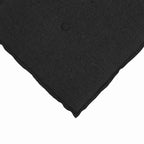Cuscino per Schiena Nero 50 x 19 x 45 cm Tessuto