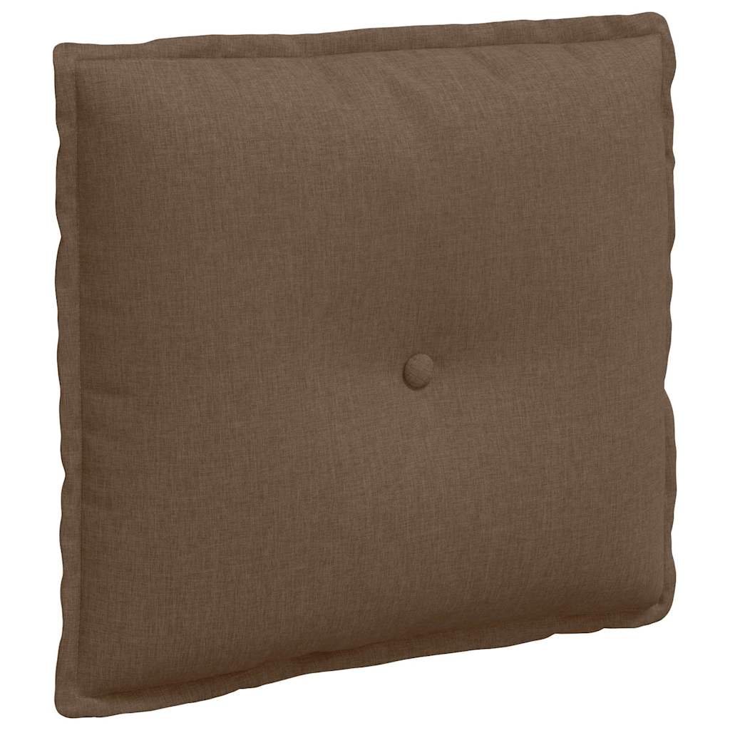 Cuscino per Schiena Marrone 50 x 19 x 45 cm Tessuto