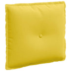 Cuscino per Schiena Giallo Chiaro 50 x 19 x 45 cm Tessuto