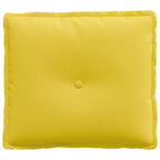 Cuscino per Schiena Giallo Chiaro 50 x 19 x 45 cm Tessuto