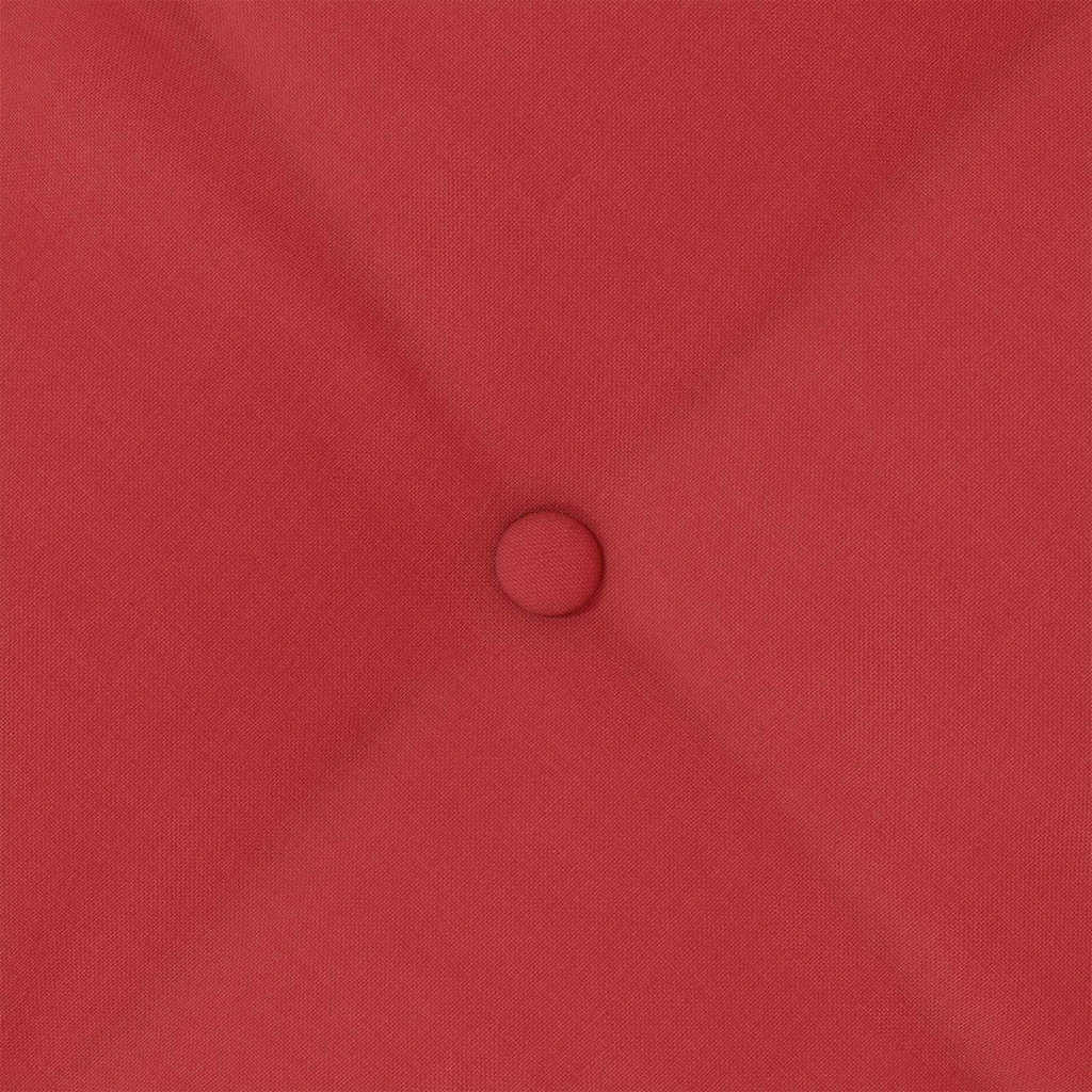 Cuscino per Schiena Rosso 50 x 19 x 45 cm Tessuto