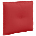 Cuscino per Schiena Rosso 50 x 19 x 45 cm Tessuto