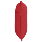 Cuscino per Schiena Rosso 50 x 19 x 45 cm Tessuto