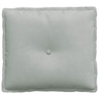 Cuscino per Schiena Grigio chiaro 50 x 45 cm Tessuto in Cords