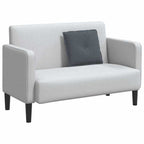Cuscino per Schiena Grigio scuro 50 x 45 cm Tessuto in Cords