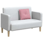 Cuscino per Schiena Rosa 50 x 45 cm Tessuto in Cords