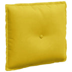 Cuscino per Schiena Giallo 50 x 45 cm Tessuto in Cords