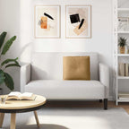 Cuscino per Schiena Marrone 50 x 45 cm Tessuto in Cords