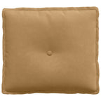 Cuscino per Schiena Marrone 50 x 45 cm Tessuto in Cords