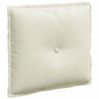Cuscino per Schiena Crema 50 x 45 cm Tessuto in Cords