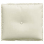 Cuscino per Schiena Crema 50 x 45 cm Tessuto in Cords
