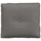 Cuscino per Schiena Grigio chiaro 50 x 45 cm Tessuto in Cords