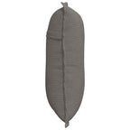 Cuscino per Schiena Grigio chiaro 50 x 45 cm Tessuto in Cords