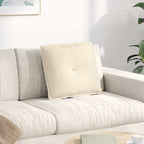 Cuscino per Schiena Crema 50 x 45 cm Tessuto in Cords
