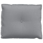 Cuscino per Schiena Grigio chiaro 60 x 19 x 50 cm Tessuto