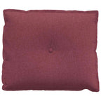 Cuscino per Schiena Rosso Vino 60 x 19 x 50 cm Tessuto