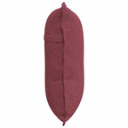 Cuscino per Schiena Rosso Vino 60 x 19 x 50 cm Tessuto