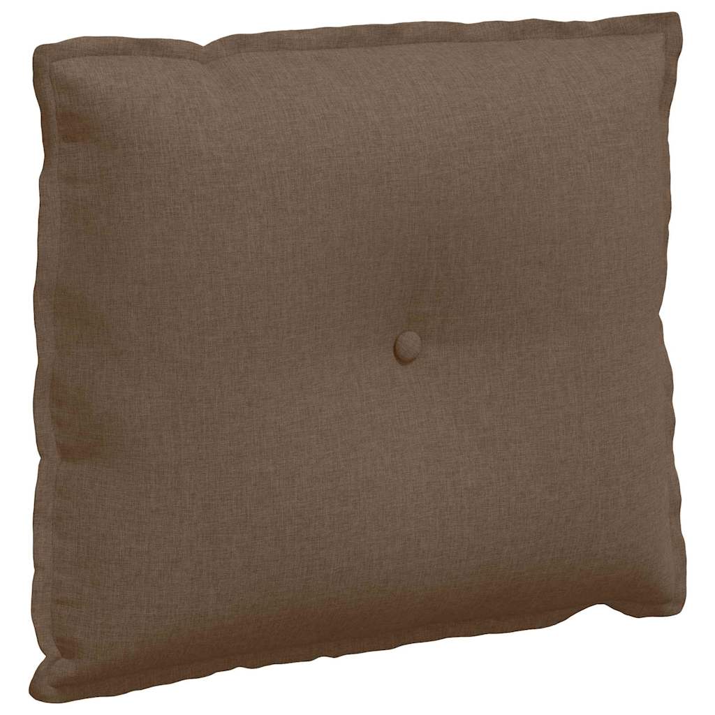 Cuscino per Schiena Marrone 60 x 19 x 50 cm Tessuto