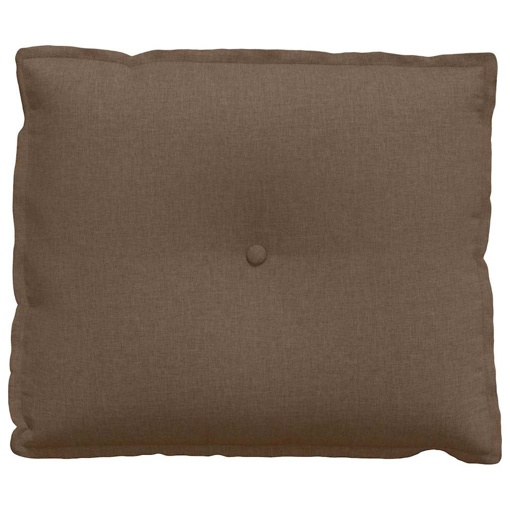 Cuscino per Schiena Marrone 60 x 19 x 50 cm Tessuto