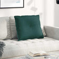 Cuscino per Schiena Verde Scuro 60 x 19 x 50 cm Tessuto