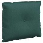 Cuscino per Schiena Verde Scuro 60 x 19 x 50 cm Tessuto