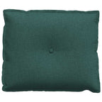 Cuscino per Schiena Verde Scuro 60 x 19 x 50 cm Tessuto
